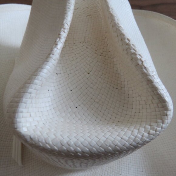 VINTAGE SMITHBILT HATS CALGARY Raffia Cowboy Hat Western Southwestern Rodeo - Picture 7 of 13